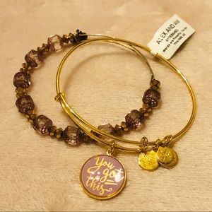 Alex and Ani bracelet set